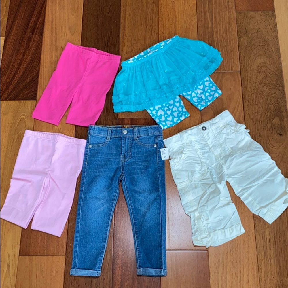 5 girls pant bundle size 2T